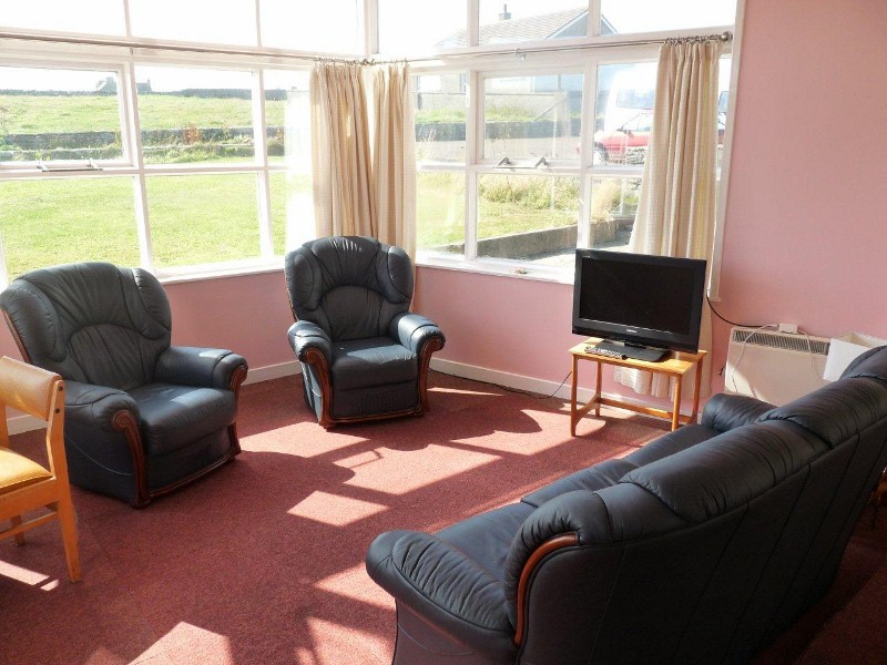 Lounge at Beltane House, Papa Westray