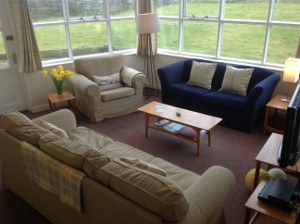 Lounge at Papa Westray Hostel